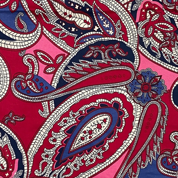 Charter Club Multi Color Paisley Straight Pencil Lined Pockets Size 14 SKU0443 - Picture 3 of 7